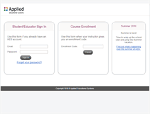 Tablet Screenshot of learn.aeseducation.com
